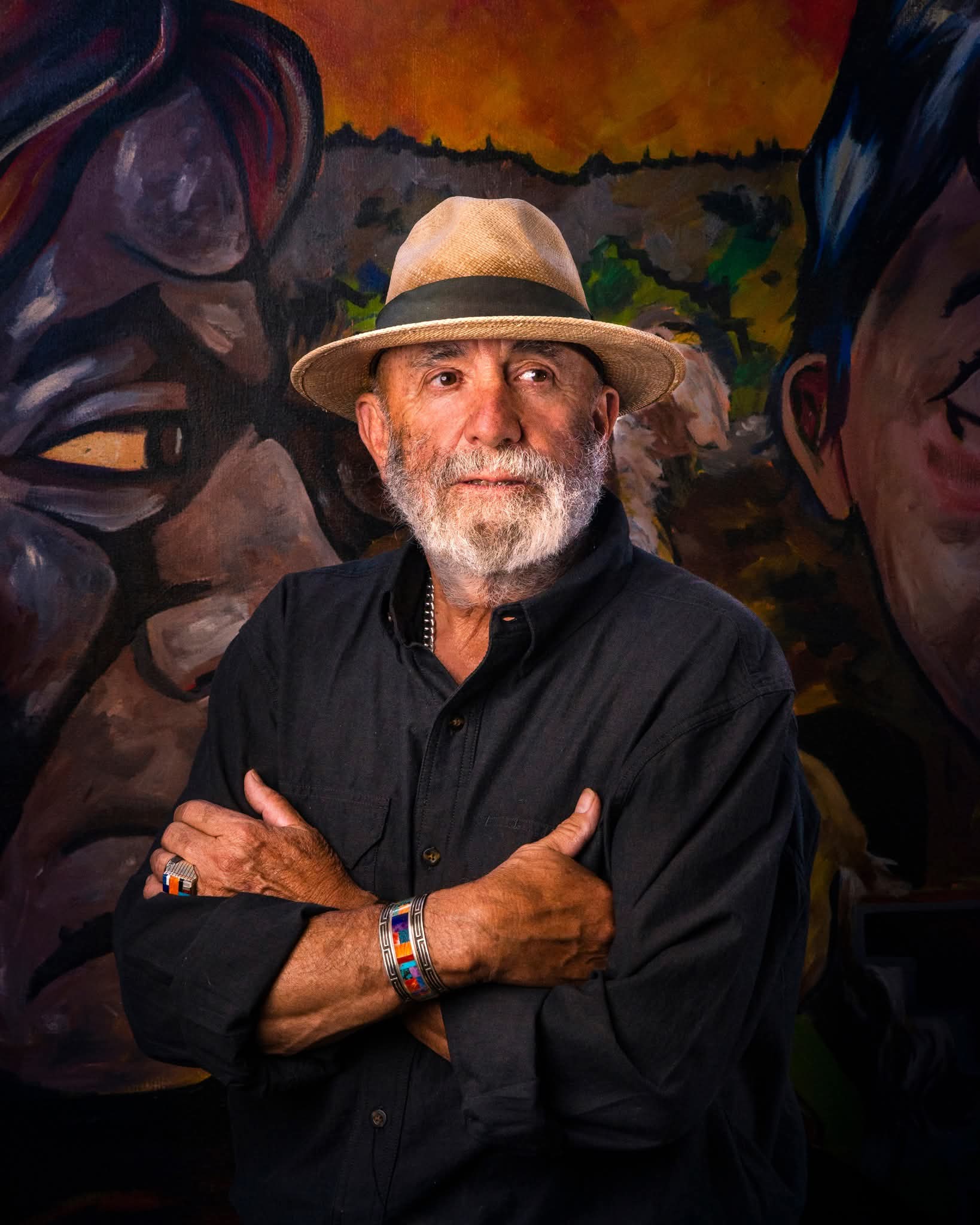 Portrait of master muralist Francisco LeFebre